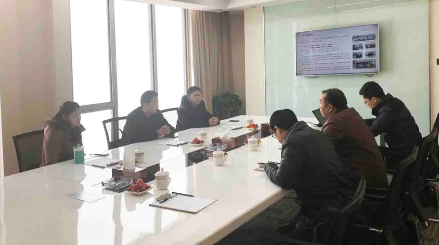 中梁地產(chǎn)成本部到我公司考察交流