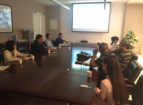 5月20日金壇分公司組織邀請(qǐng)金壇華城房產(chǎn)董事長(zhǎng)到蘇州設(shè)計(jì)院考察